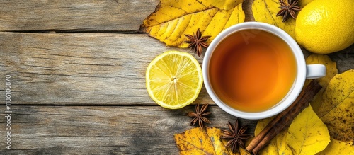 Autumn theme featuring a cu...