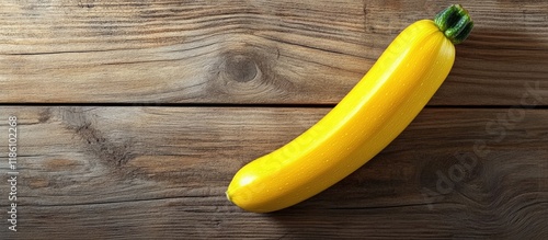 Fresh ripe yellow zucchini ...
