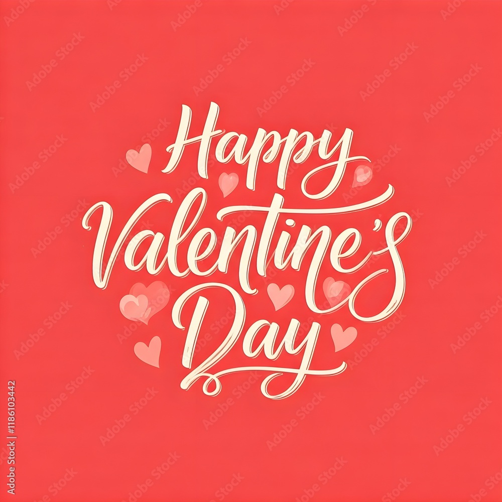 Happy saint valentine's day, 3d red hearts blur efect design, Celebration card, vector illustration Happy saint valentine's day, 3d red hearts blur efect design, Celebration card, vector illustration