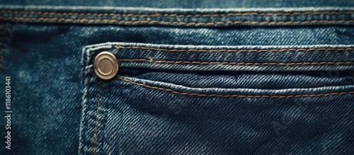 The top views of blue jeans...