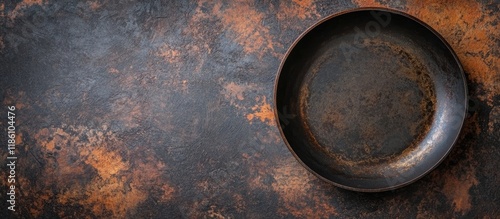 Dark rust colored culinary ...