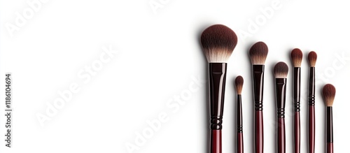 Set of women s makeup brush...