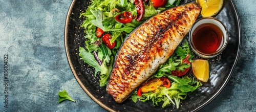 Fillet O Fish on a plate ac...