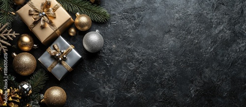 Christmas backdrop Gold and...