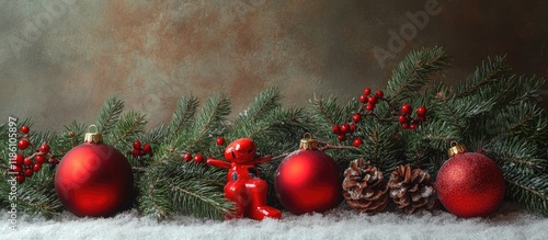 Christmas still life featur...