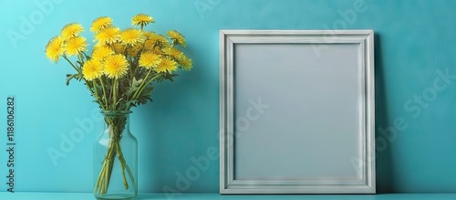 Dandelion bouquet in a vase...