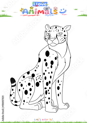 Lets color it Cheetahs 2 cartoon