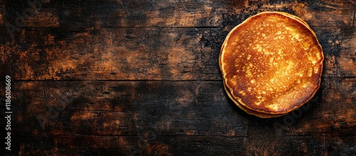 Brown fried pancake texture...