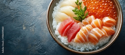 Make chirashi sushi a Japan...