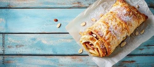 Homemade apple and almond s...