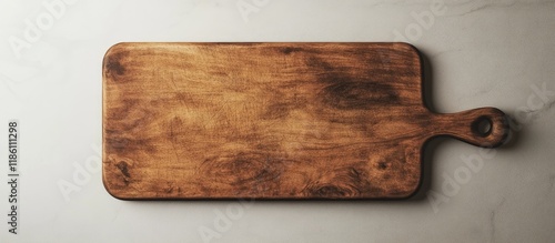 Empty rectangular wooden cu...