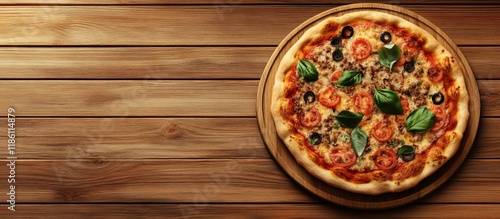 Brazilian vegan pizza on a ...