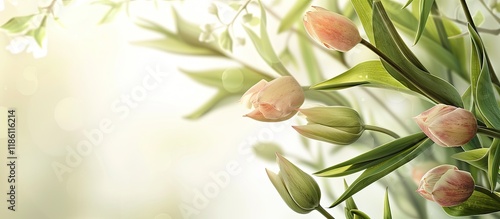A soft blurred light backgr...