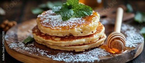 Cottage cheese pancakes top...