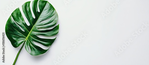 One large monstera leaf fro...