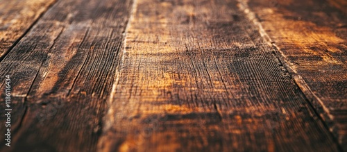 Close up of a rustic wood t...