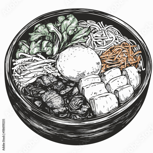 bibimbap in a bowl