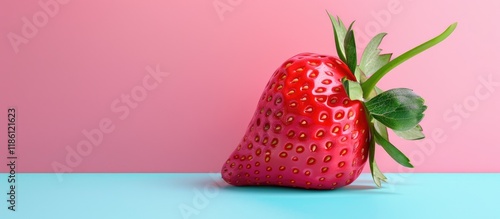 Bright ripe juicy strawberr...