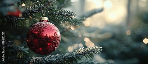 Christmas ornament on a tre...