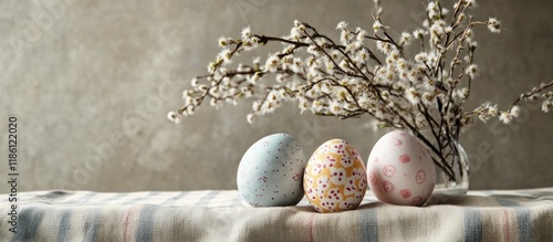 Easter greeting card featur...