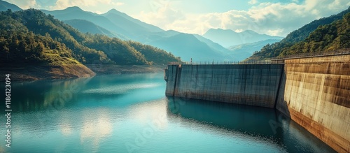 Water reservoir dam retaini...
