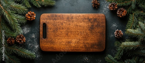 Cutting board surrounded by...