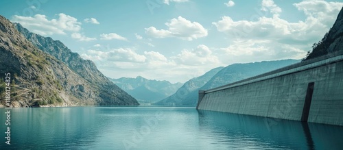 Water reservoir dam retaini...