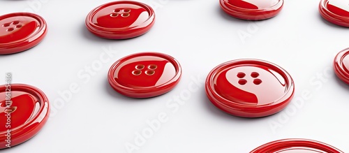 Red button shapes set again...