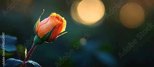 Attractive orange bud of th...