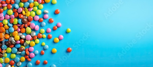Vibrant small candies on a ...