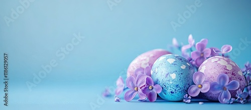 Vibrant colorful Easter egg...