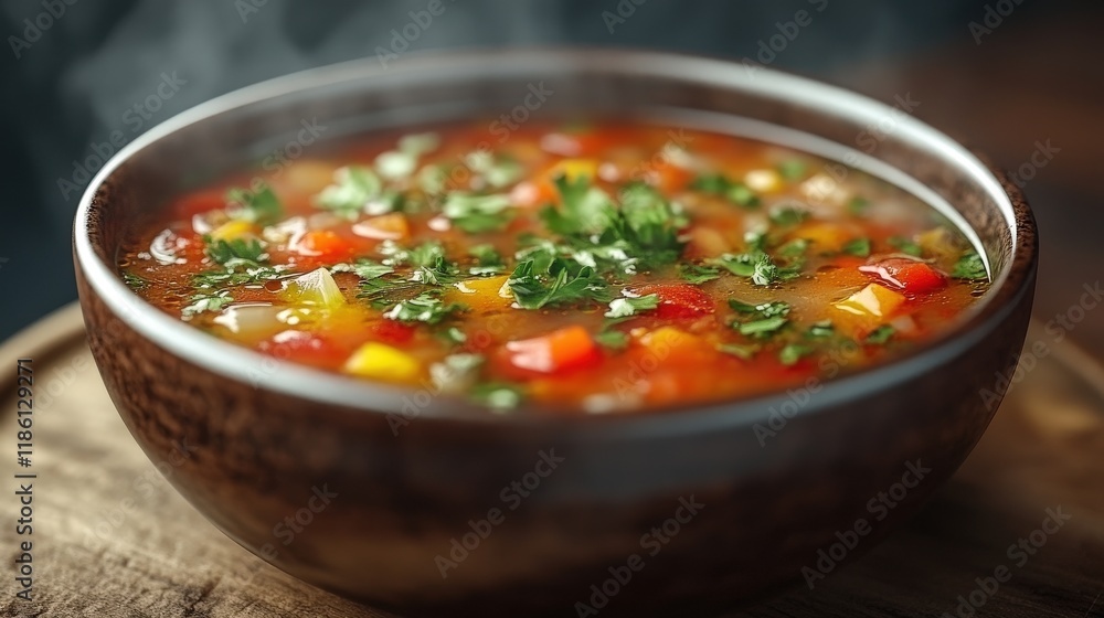 Warm and Healthy Beet Soup in a Rustic Bowl Surrounded by Fresh Vegetables and Herbs, Perfect for Nourishing Meals and Cozy Moments Warm and Healthy Beet Soup in a Rustic Bowl Surrounded by Fresh Vegetables and Herbs, Perfect for Nourishing Meals and Cozy Moments