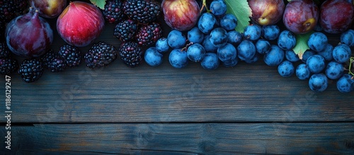 Blue and purple foods Black...