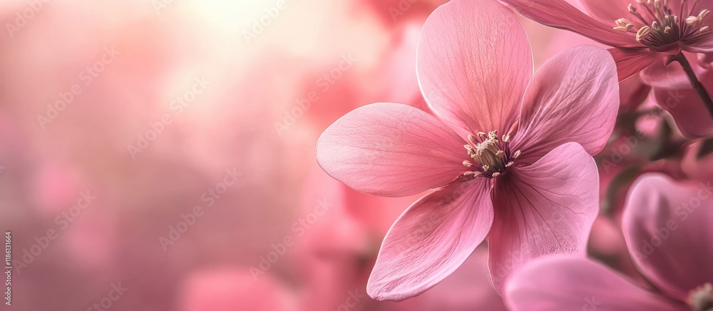 Pink colored Margaret flowers. with copy space image. Place for adding text or design Pink colored Margaret flowers. with copy space image. Place for adding text or design