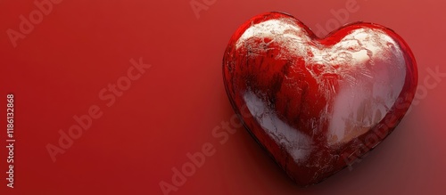 valentine heart. with copy ...