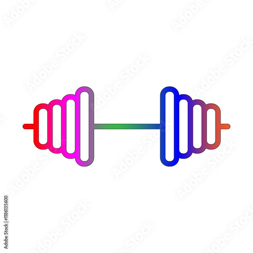 Barbell line gradient