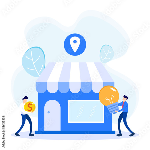 Illustration vector graphic cartoon character of franchise
