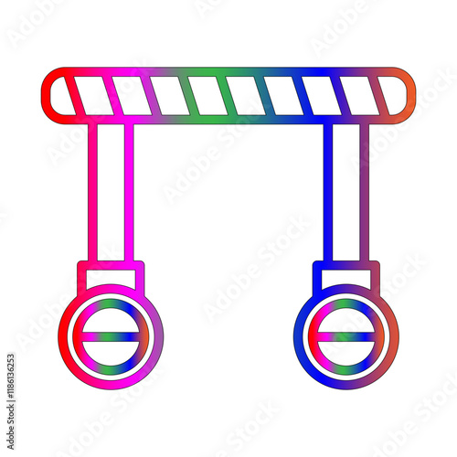 Gymnastic Ring line gradient