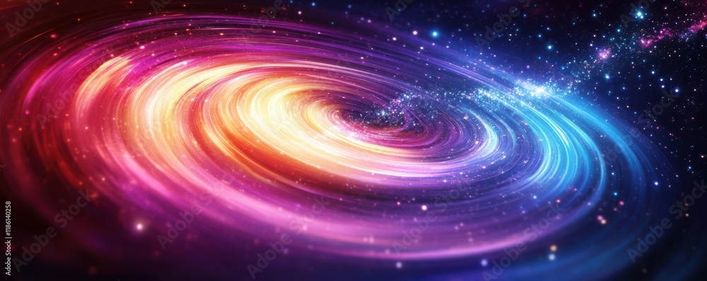 abstract cosmic swirl, vibrant colors, energetic design, starry particles, dynamic lines, dark background abstract cosmic swirl, vibrant colors, energetic design, starry particles, dynamic lines, dark background