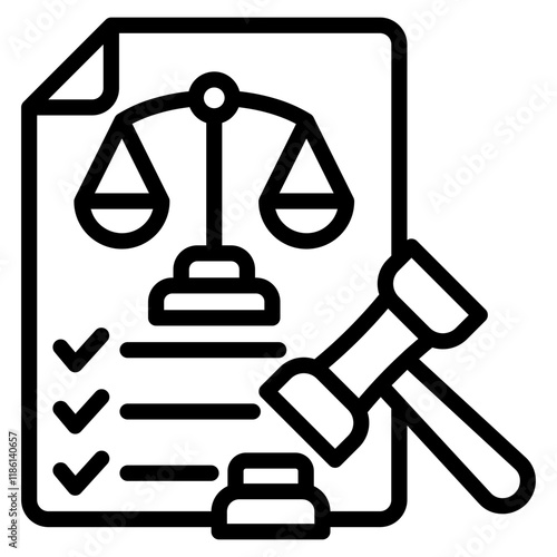 Judgement Icon Element For Design