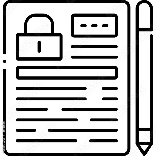 Confidentiality Agreement Icon