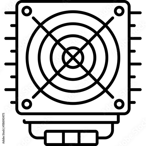 Heat Sink Icon