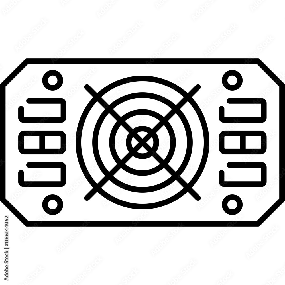 Power Supply Design Icon Power Supply Design Icon