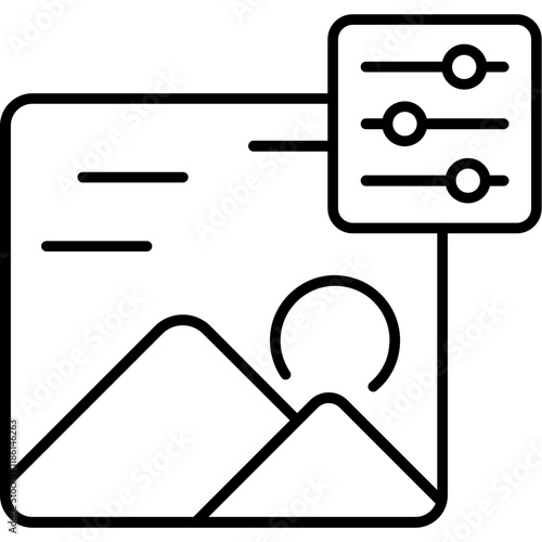 Image Editing Tools Icon