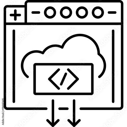 Cloud Deployment Icon