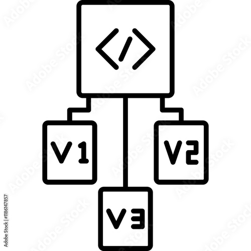 Version Control System Icon