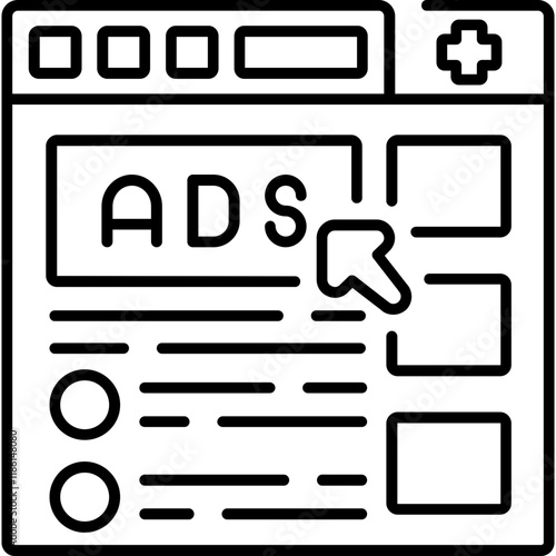 Pay-Per-Click Advertising Icon