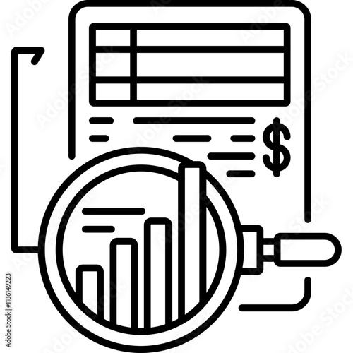 Financial Forecasting Icon