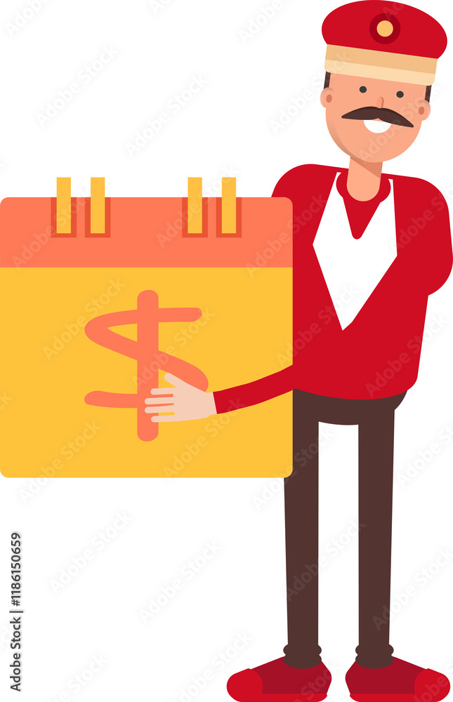 Train Operator Character and Payment Date Calendar
Train Operator Character and Payment Date Calendar