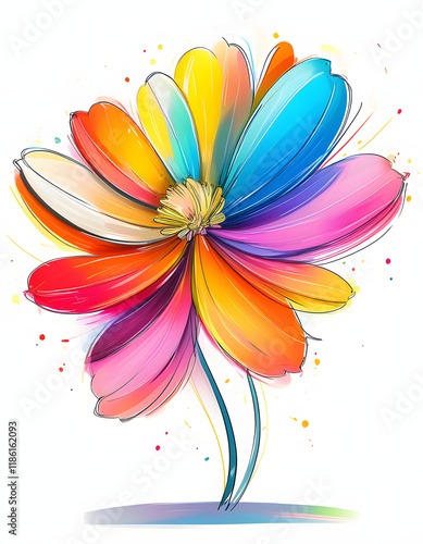 Rainbow Flower photo